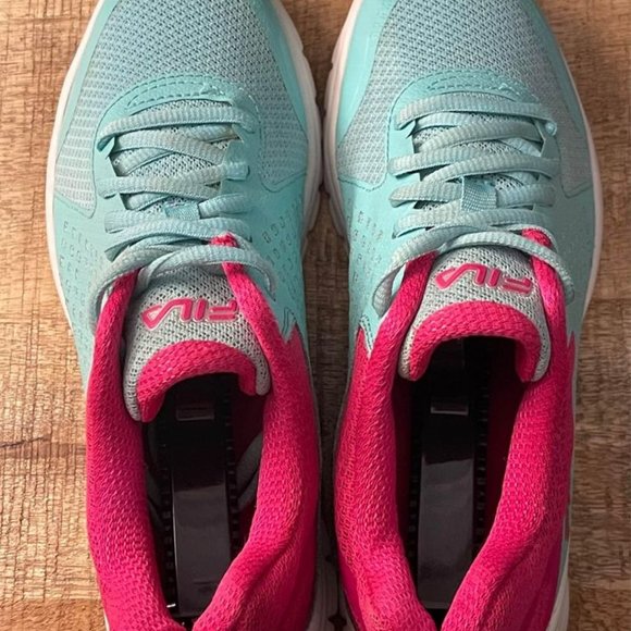 Fila Women's Sneaker Blue and Pink - Size 5 - Picture 5 of 8